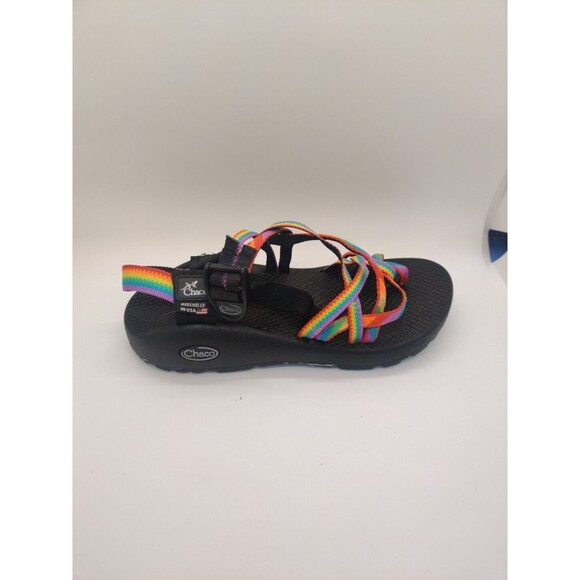 Chaco Women's Sandal Sz 7 Rainbow Toe Strap Adjustable - Picture 12 of 14